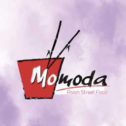 Momoda Asian Street Food logo.